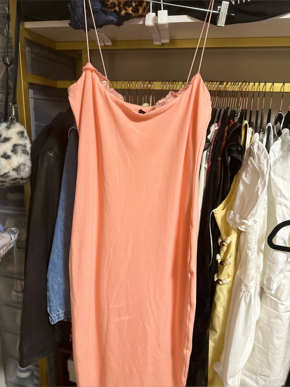 JLUXLABEL Orange Midi Dress 🧡